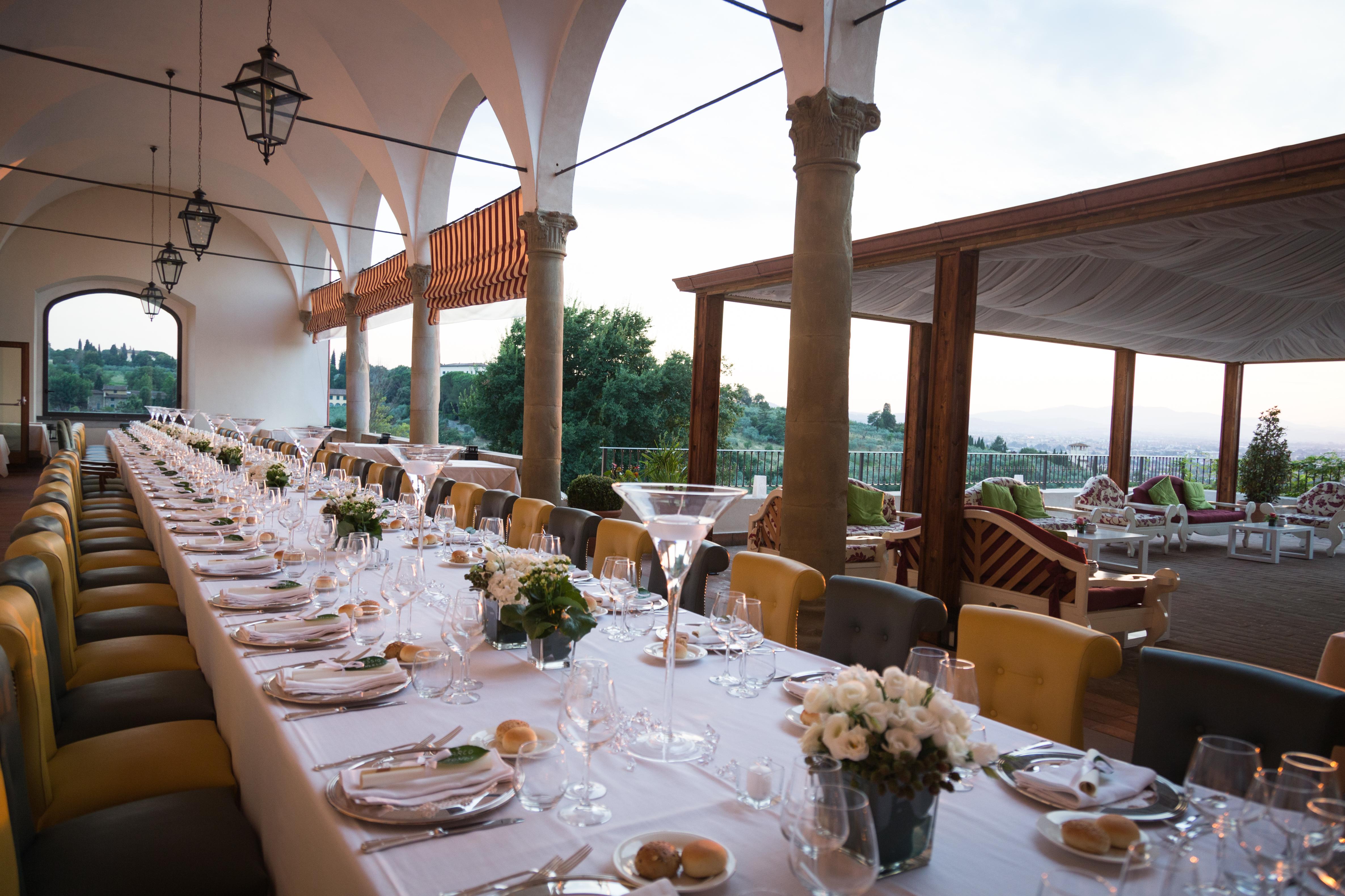 Villa Tolomei Hotel&Resort Firenze Esterno foto The restaurant