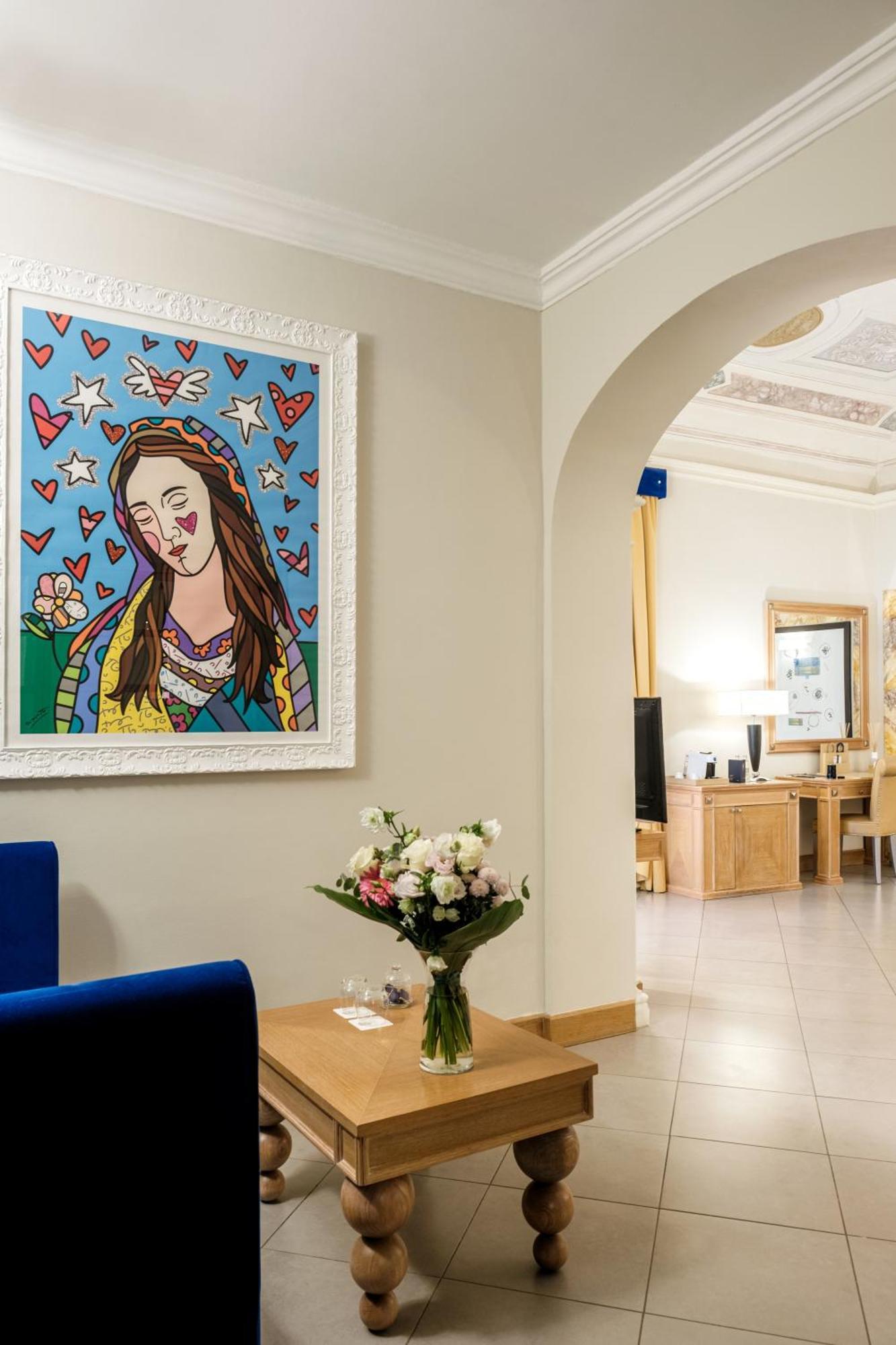 Villa Tolomei Hotel&Resort Firenze Esterno foto A painting by the artist